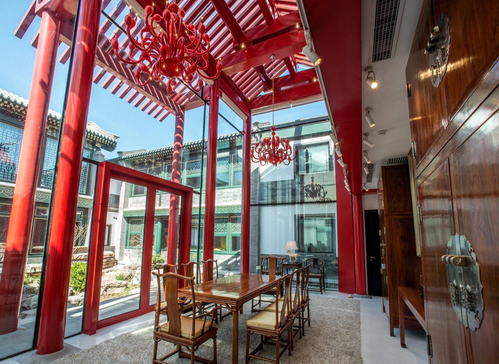Lv Garden Huanghuali Art Galery Beijing Hotel Yinjiafu Exterior foto