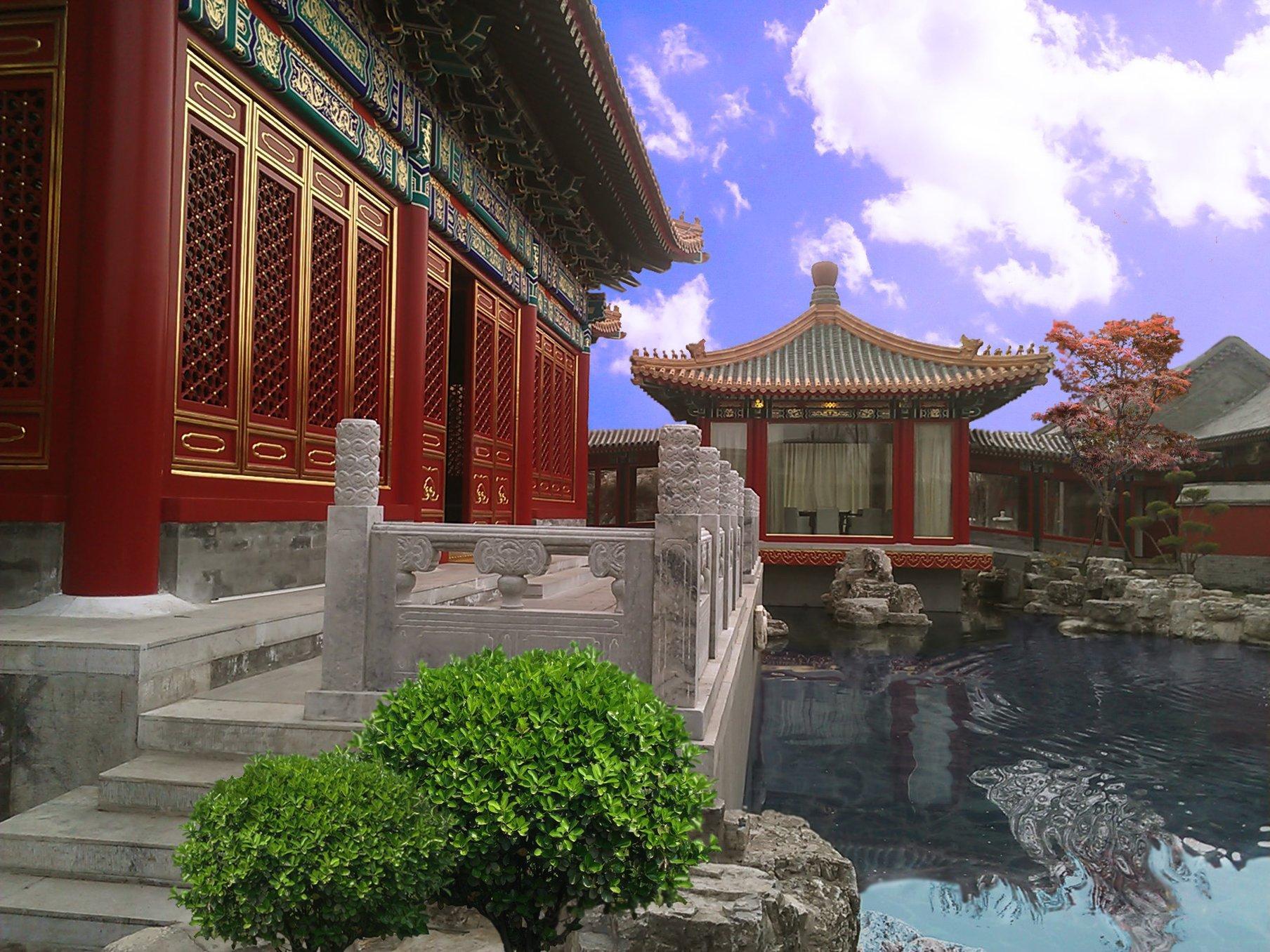 Lv Garden Huanghuali Art Galery Beijing Hotel Yinjiafu Exterior foto